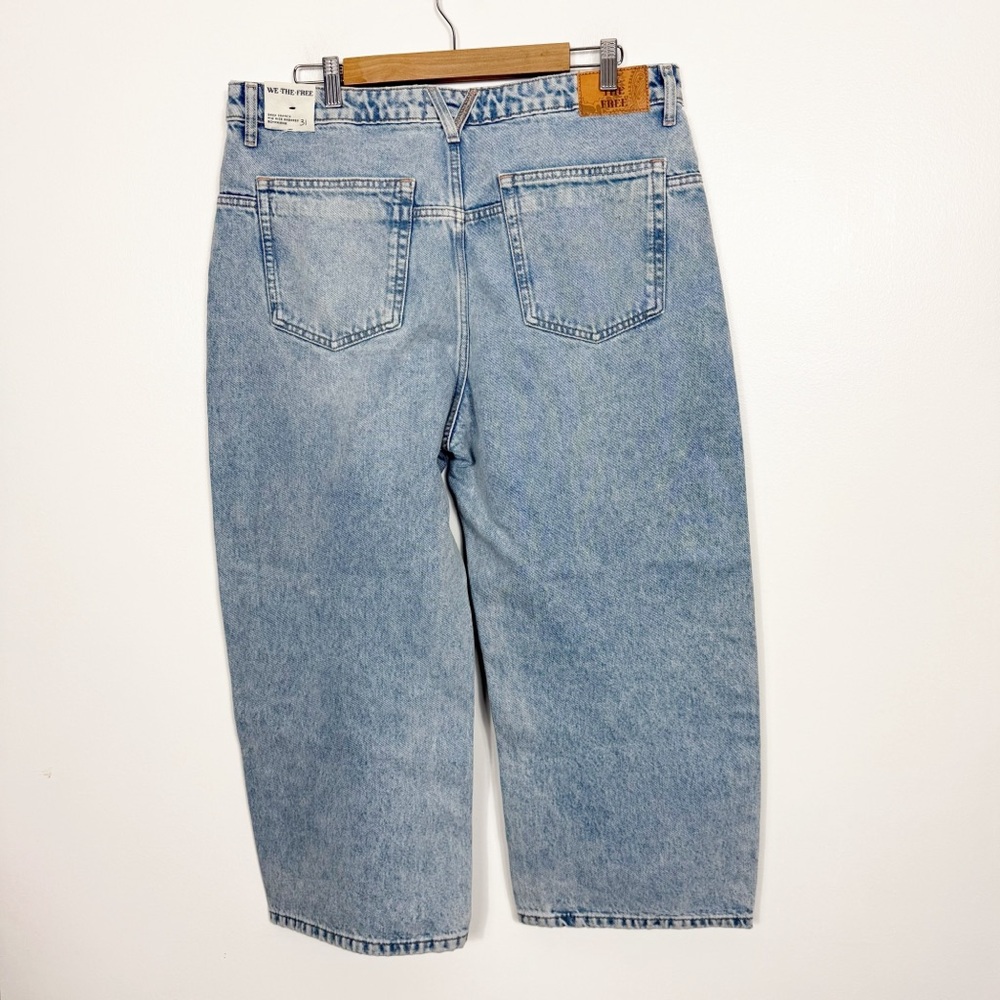 We The Free Deep Trance Dropped Boyfriend Jeans Size 31 NWOT - Picture 7 of 7